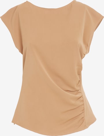 Influencer Top in Brown: front