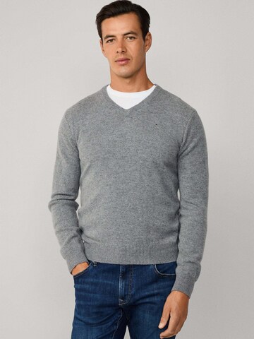 Hackett London Sweater in Grey: front