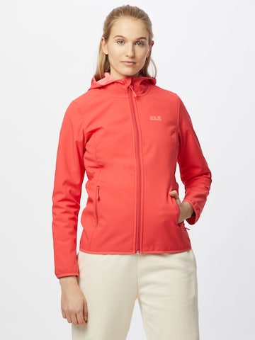 JACK WOLFSKIN Outdoor Jacket 'NORTHERN POINT' in Red: front