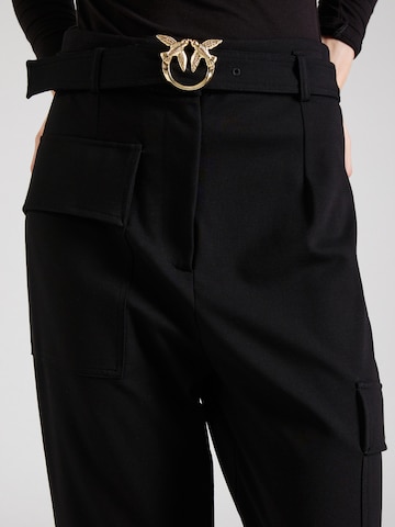 PINKO Regular Hose 'PERLITA' in Schwarz
