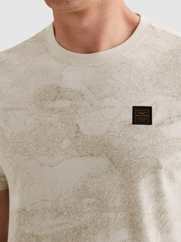 PME Legend - Camiseta 'T-shirt in soft jersey with allover print' en blanco