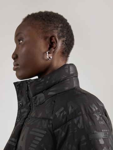 Manteau d’hiver 'CABAN' EA7 Emporio Armani en noir