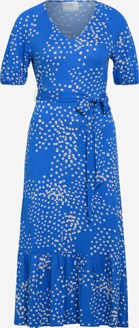 Wallis Petite Jurk in Blauw: voorkant