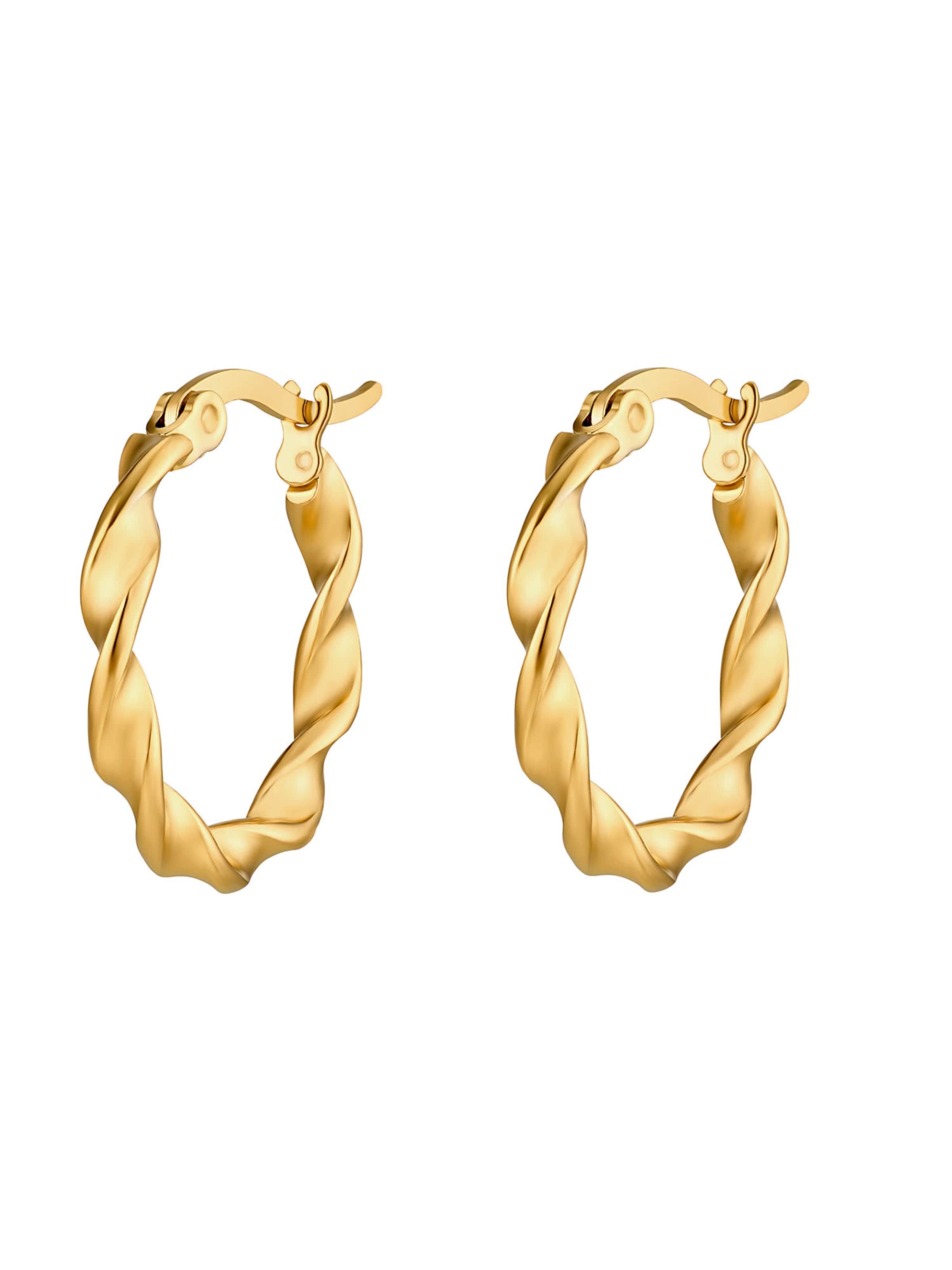 Heideman Ohrschmuck in Gold: Vorderseite