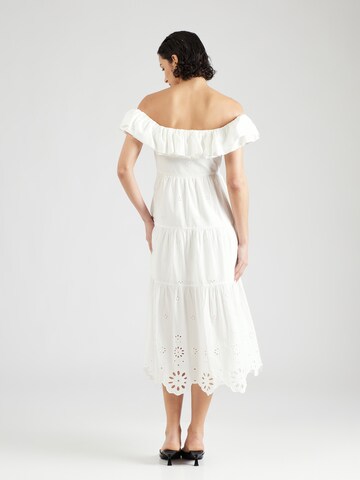 ABOUT YOU x Iconic by Tatiana Kucharova Sukienka 'Fanny' w kolorze biały