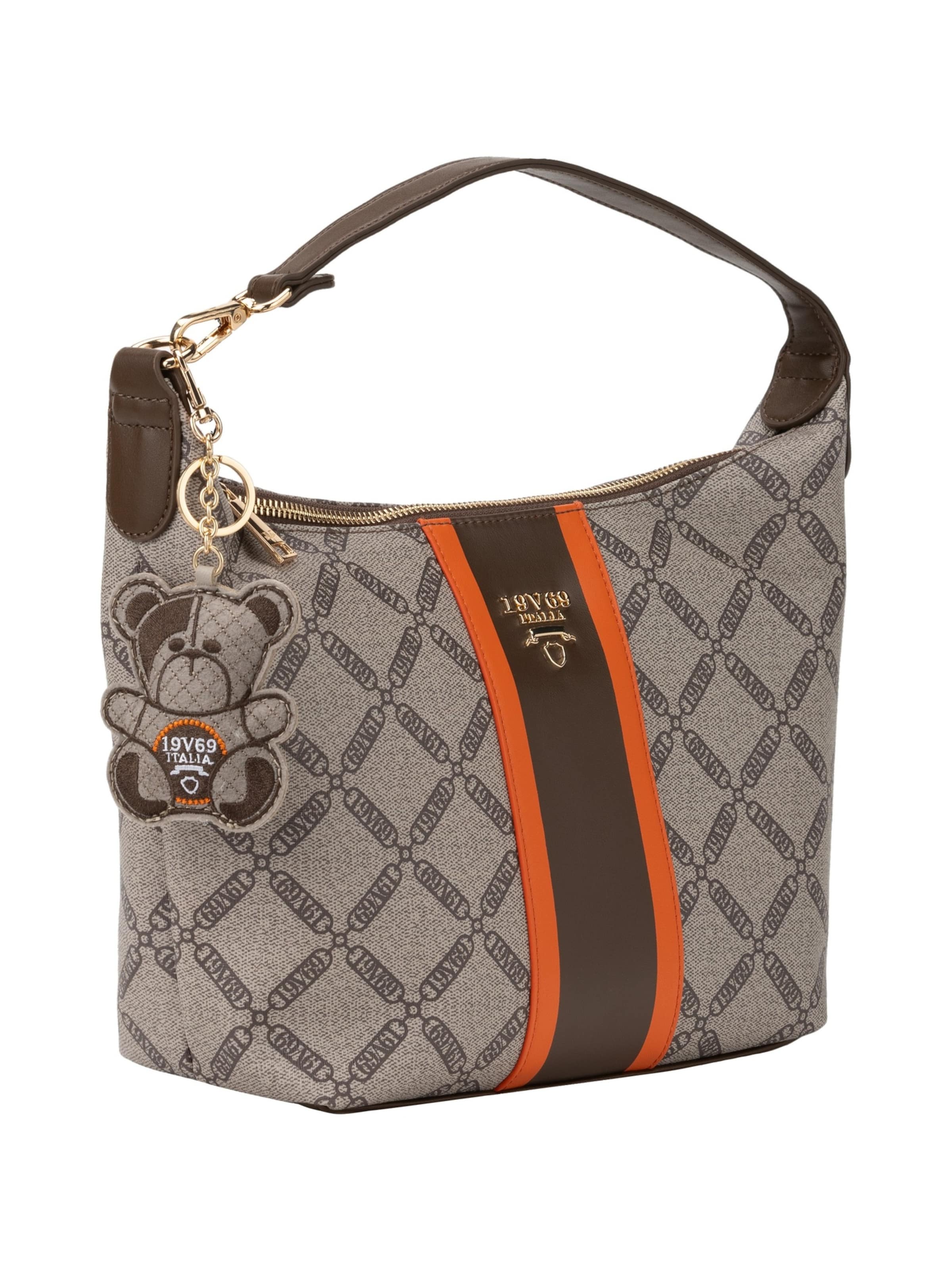 19V69 ITALIA - Bolso de hombro 'Marca' en beige