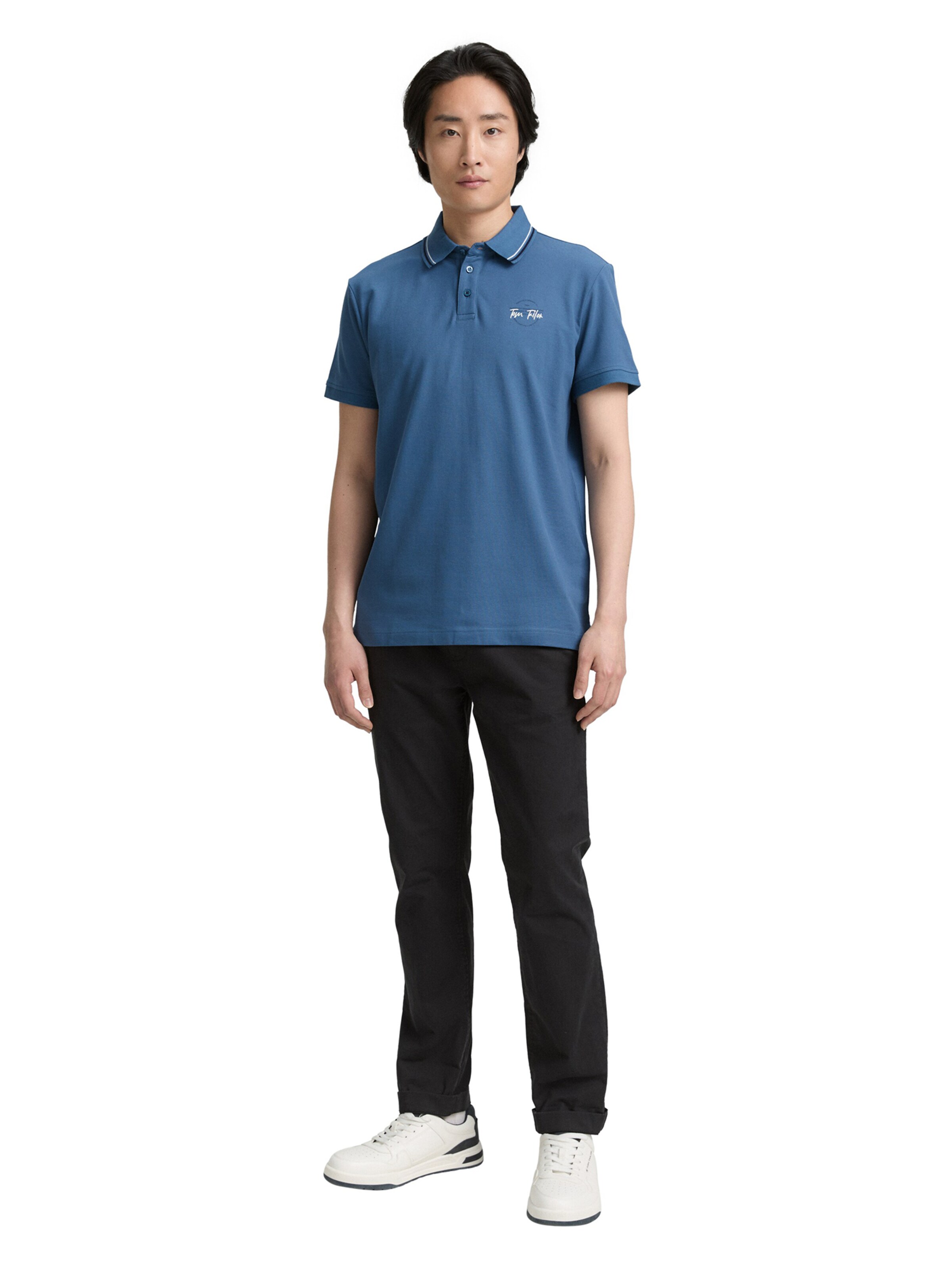 TOM TAILOR Poloshirt in Blau