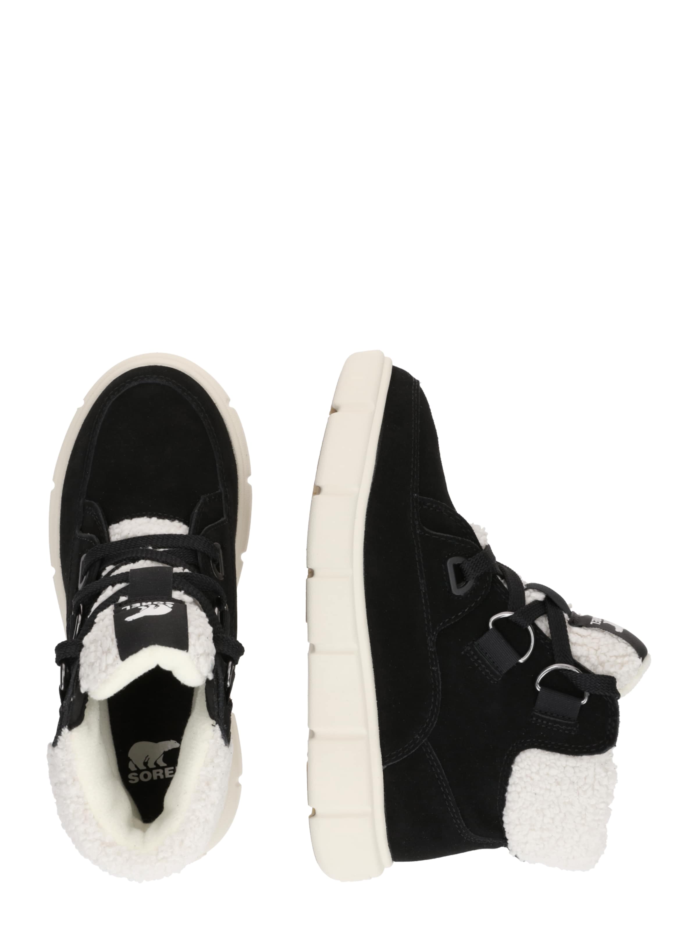 SOREL Lace-up bootie 'EXPLORER III' in Black