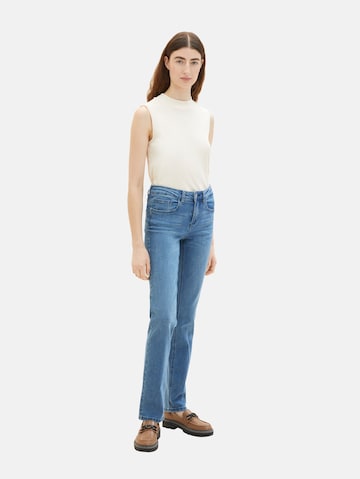 TOM TAILOR Bootcut Jeans 'Alexa' in Blauw