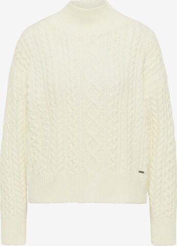 DreiMaster Vintage Sweater in White: front