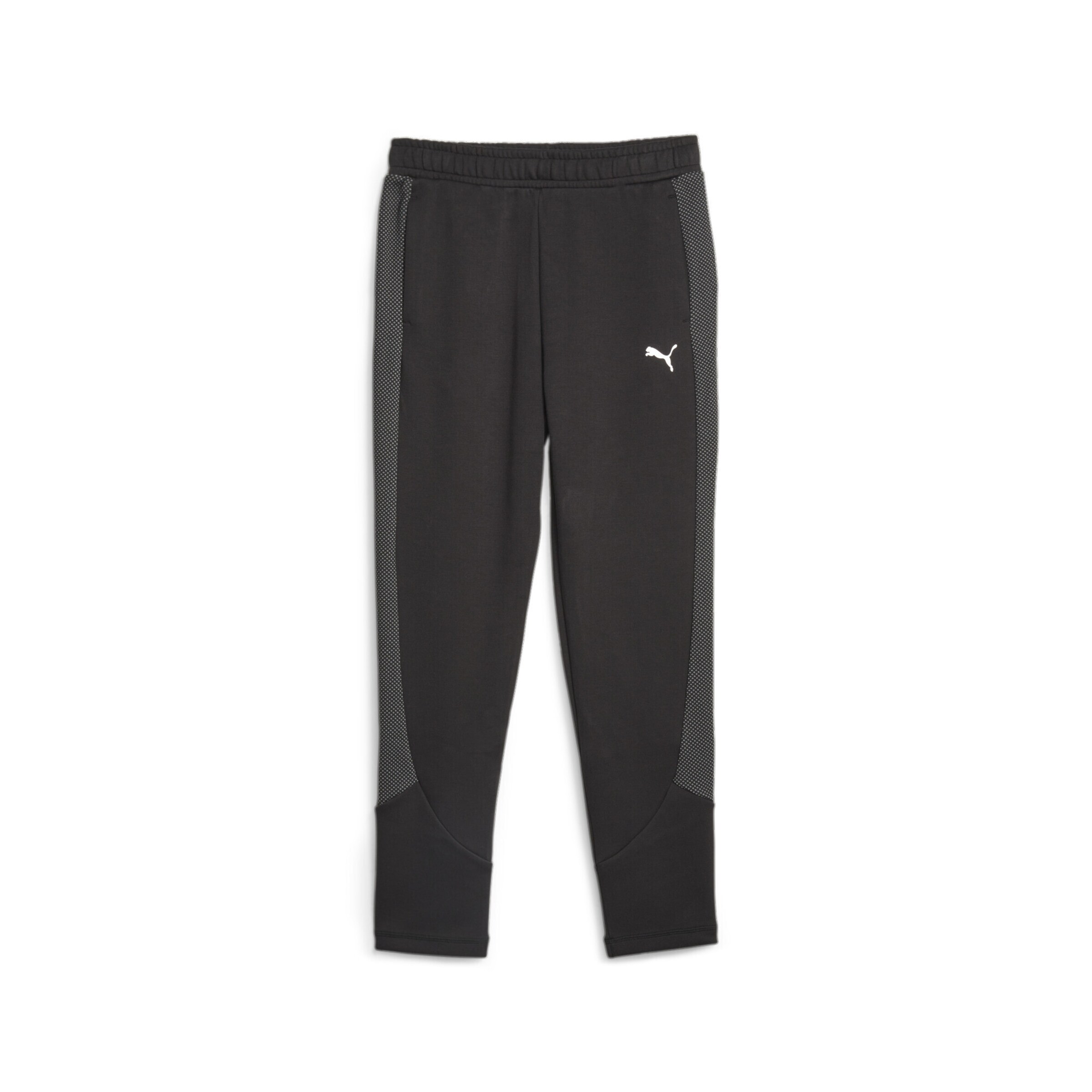Regular Pantaloni sport 'EvoStripe' de la PUMA pe negru: față