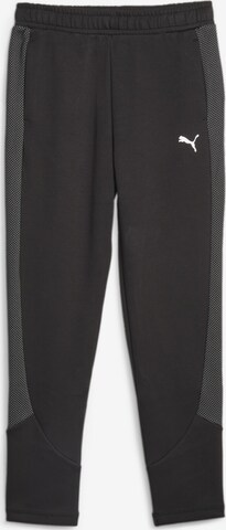 PUMA Regular Sportbroek 'EvoStripe' in Zwart: voorkant