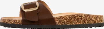 POTI PATI - Zapatos abiertos 'Supermodische Pantoletten zum Hineinschlüpfen' en marrón: frente