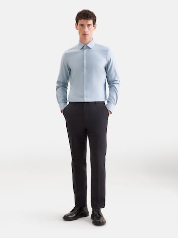 SEIDENSTICKER Slim Fit Hemd in Grün