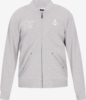 DreiMaster Vintage - Casaco em moletão em cinzento: frente