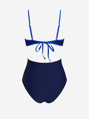 Cupshe Bralette Swimsuit 'DAA12E5D025UT' in Blue