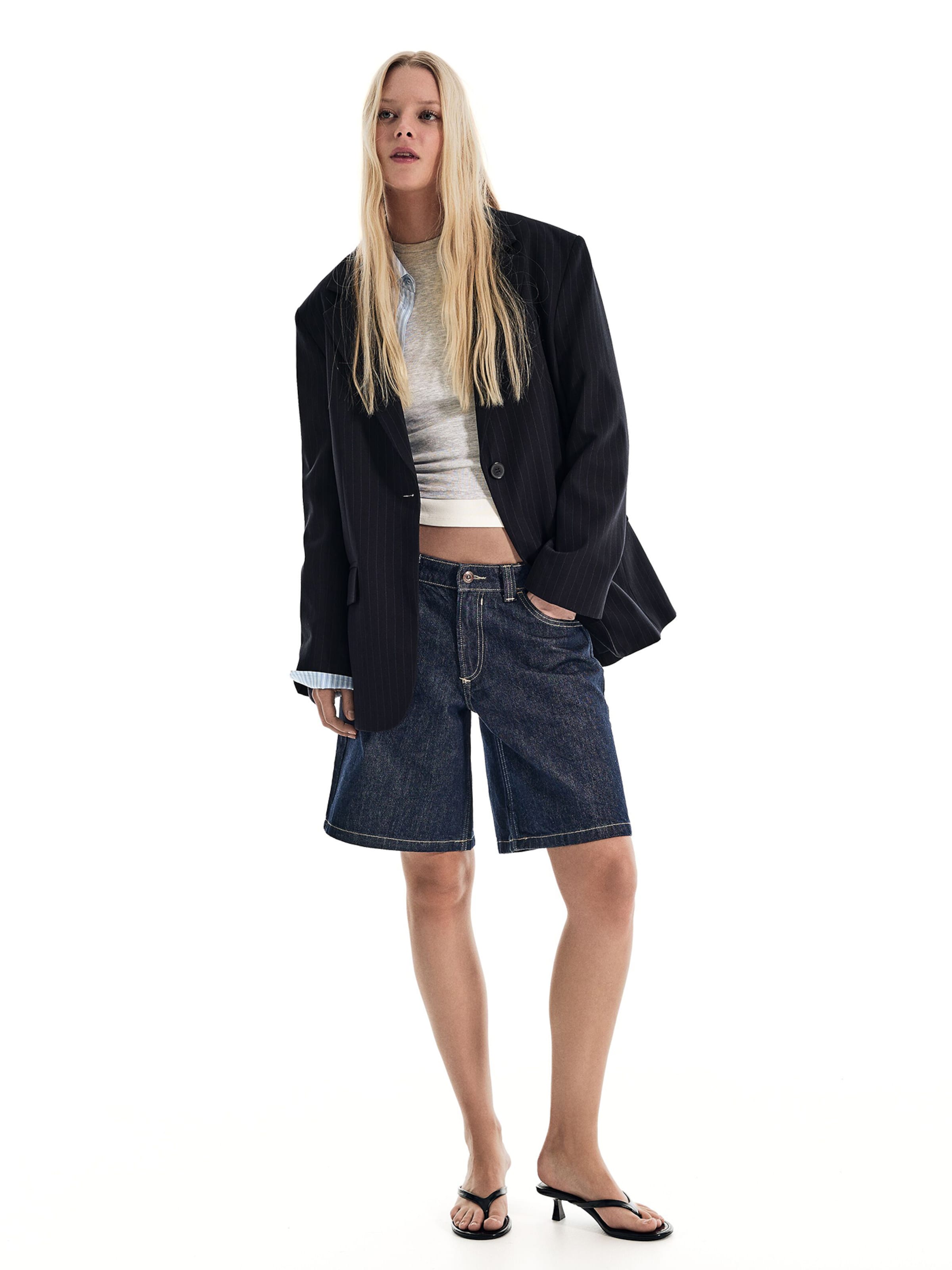 Bershka Blazers in Blauw
