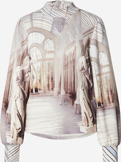 Palaidinė iš monari, spalva – brokato spalva / pilka / juoda / balta, Prekių apžvalga