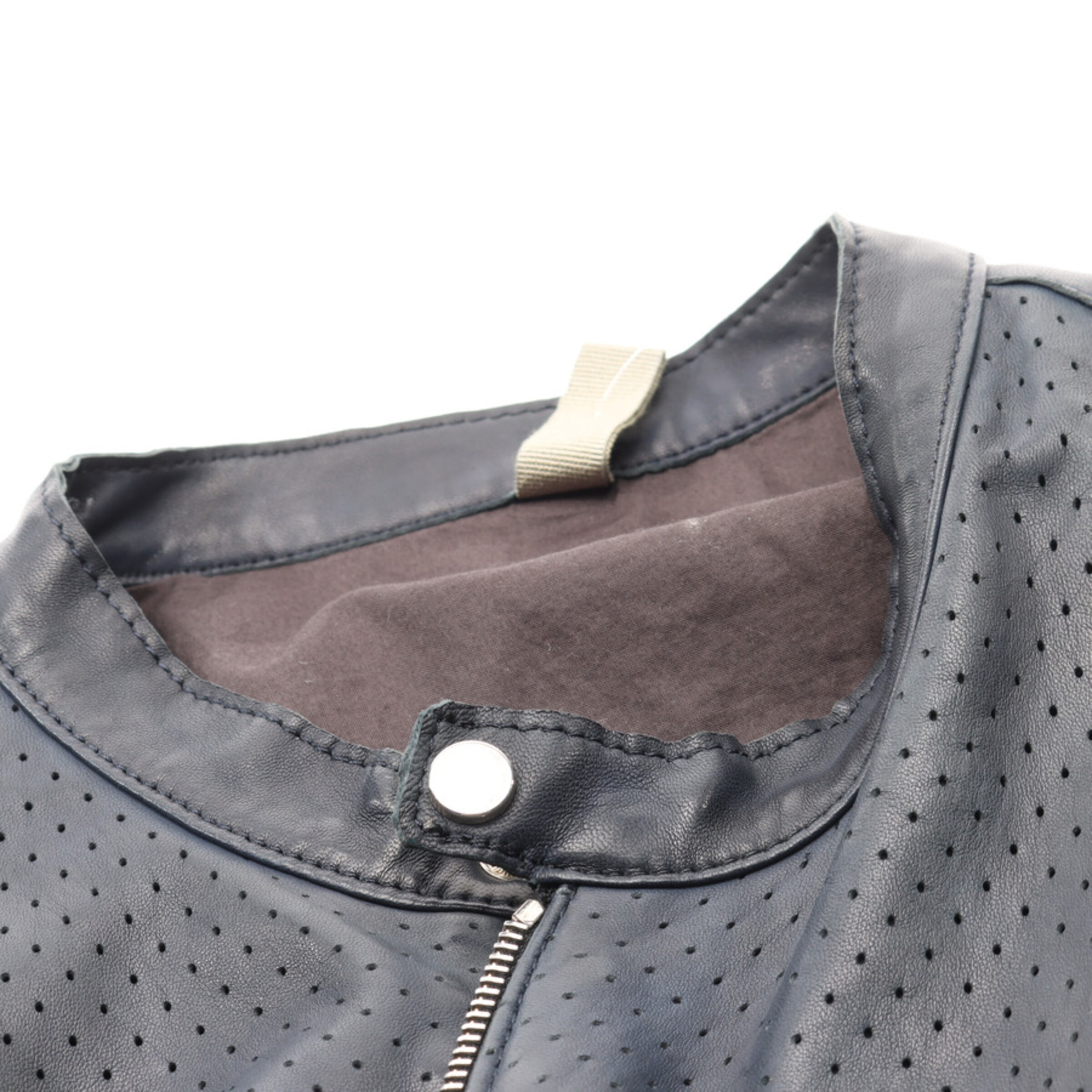 Tagliatore Lederjacke / Ledermantel M-L in Blau