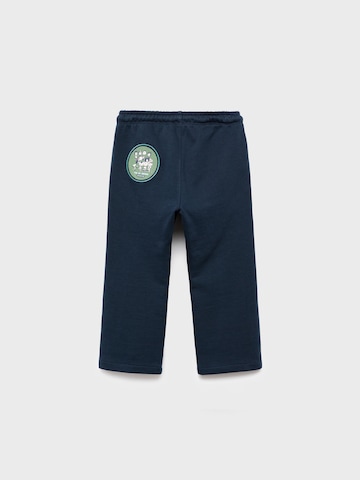 MANGO KIDS Loosefit Broek 'SNCROWD' in Blauw