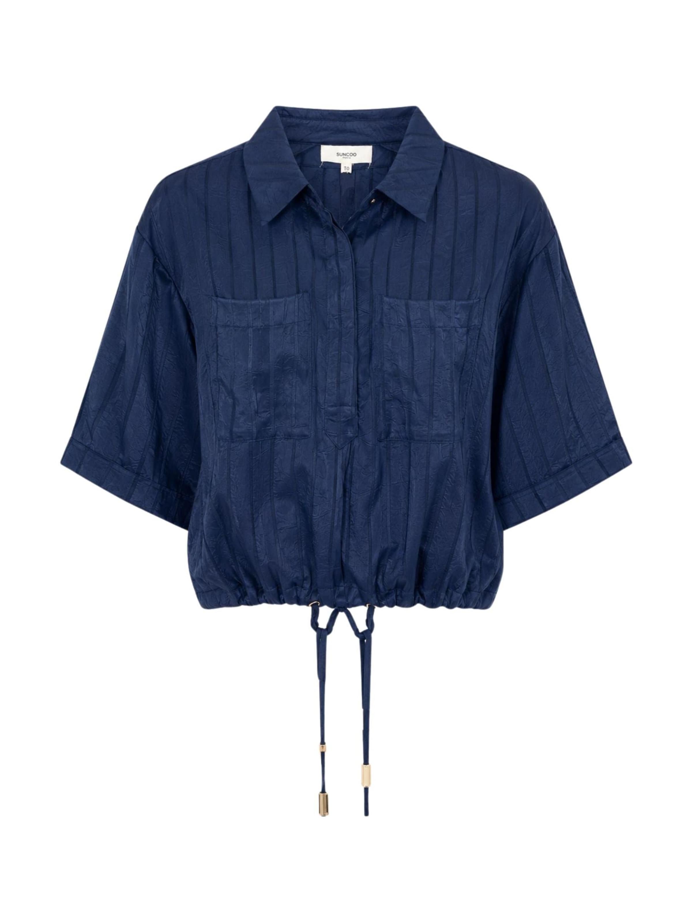 Suncoo Blouse in Blue: front