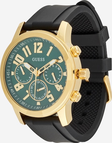 GUESS Analog klokke i svart: forside