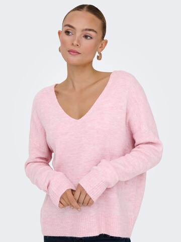 JDY Pullover 'JDYELANORA' in Lila
