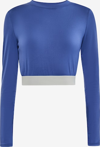 myMo ATHLSR Performance Shirt in Blue: front