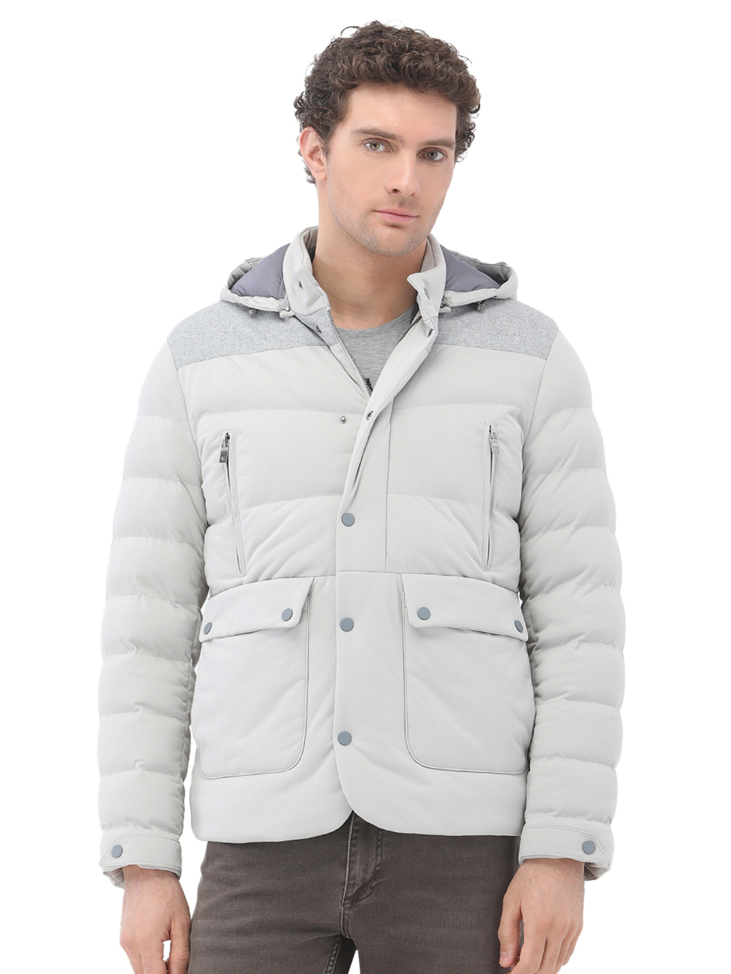 KİP Tussenjas in Wit: voorkant