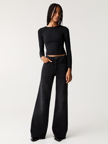 Pull&Bear Tričko – černá
