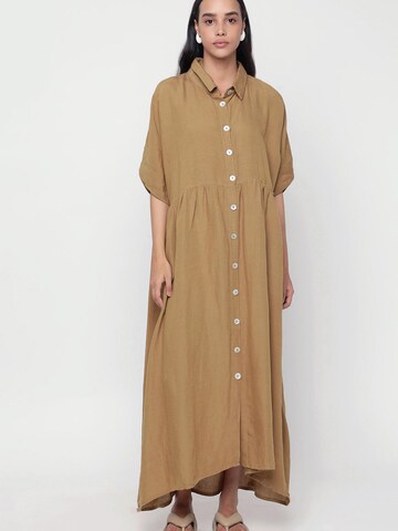 YC Fashion & Style Summer Dress 'Summer Serenity' in Beige: front