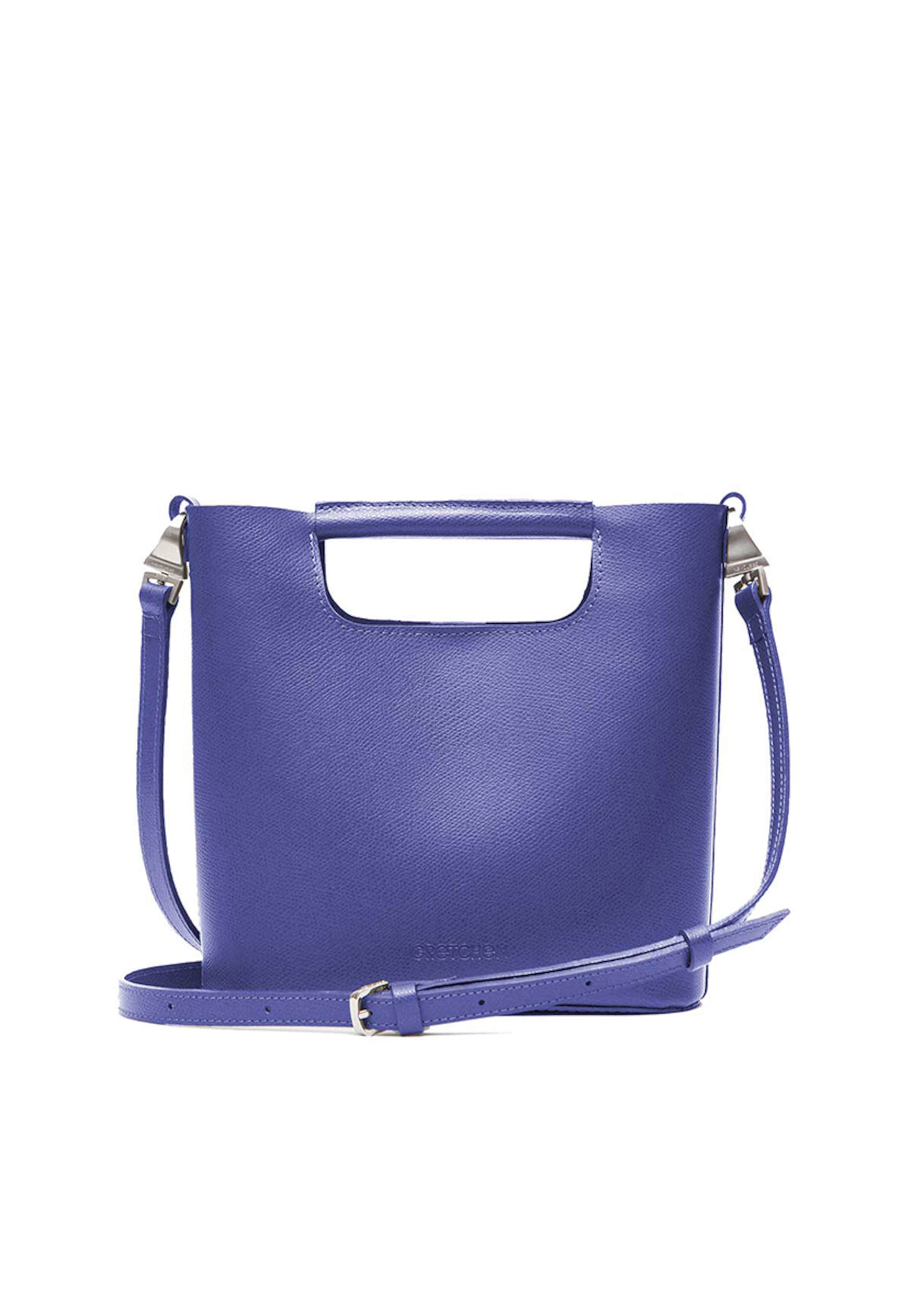 Gretchen Schultertasche 'Crocus' in Blau: Vorderseite