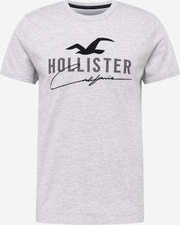 HOLLISTER Tričko – šedá: přední strana