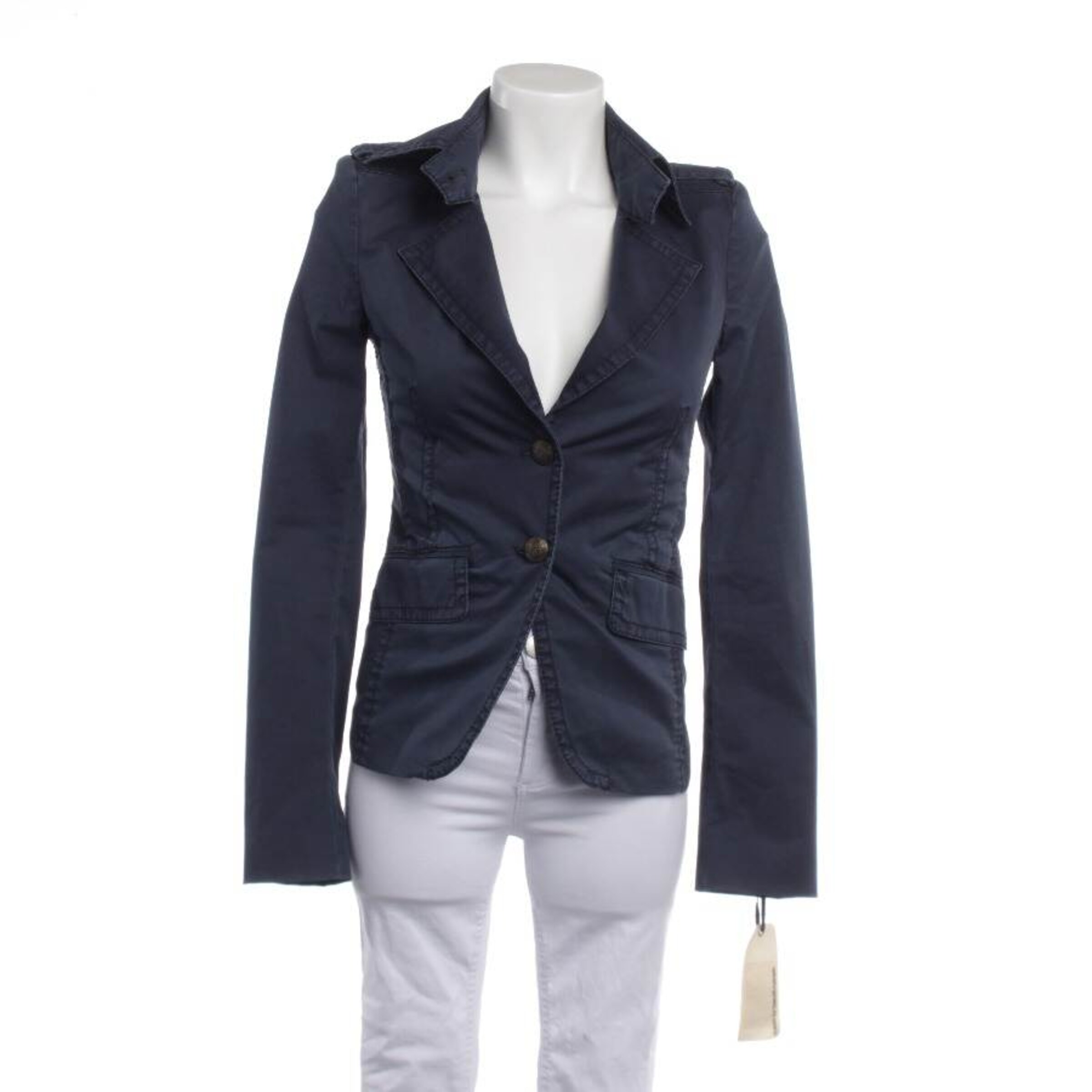 DRYKORN Blazer in XS in Blue: front