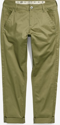 G-Star RAW Chino in Groen: voorkant