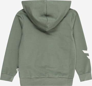 Hummel Zip-Up Hoodie 'Trece' in Green