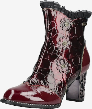 Laura Vita Stiefelette in Rot: Vorderseite