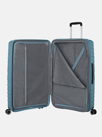 Trolley 'FLYTWIST SPINNER 78/29 TSA EXP' di American Tourister in blu