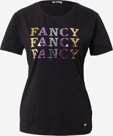 Key Largo Shirt 'FANCY' in Zwart: voorkant