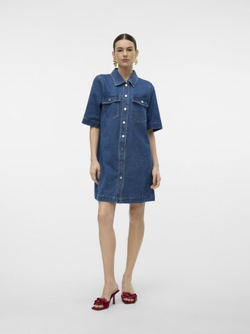 VERO MODA Shirt dress 'FENJA' in Blue