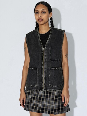 Dr. Denim Vest 'Enver Worker' in Black