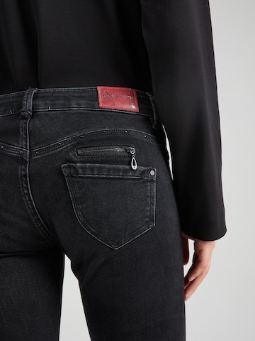 FREEMAN T. PORTER Slimfit Jeans 'Alexa' in Zwart