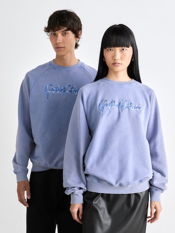 Carlo Colucci Sweatshirt 'Erspamer' in Blue: front