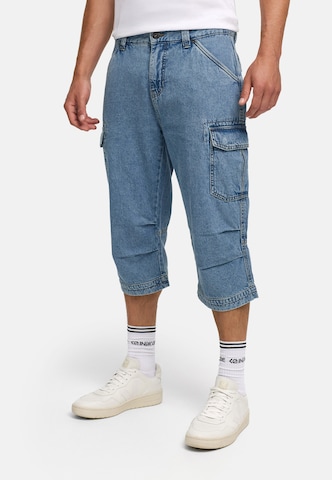 INDICODE JEANS Regular Cargo Jeans 'Nicolas' in Blue