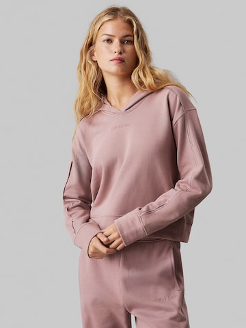 Calvin Klein Sweatshirt in Roze: voorkant