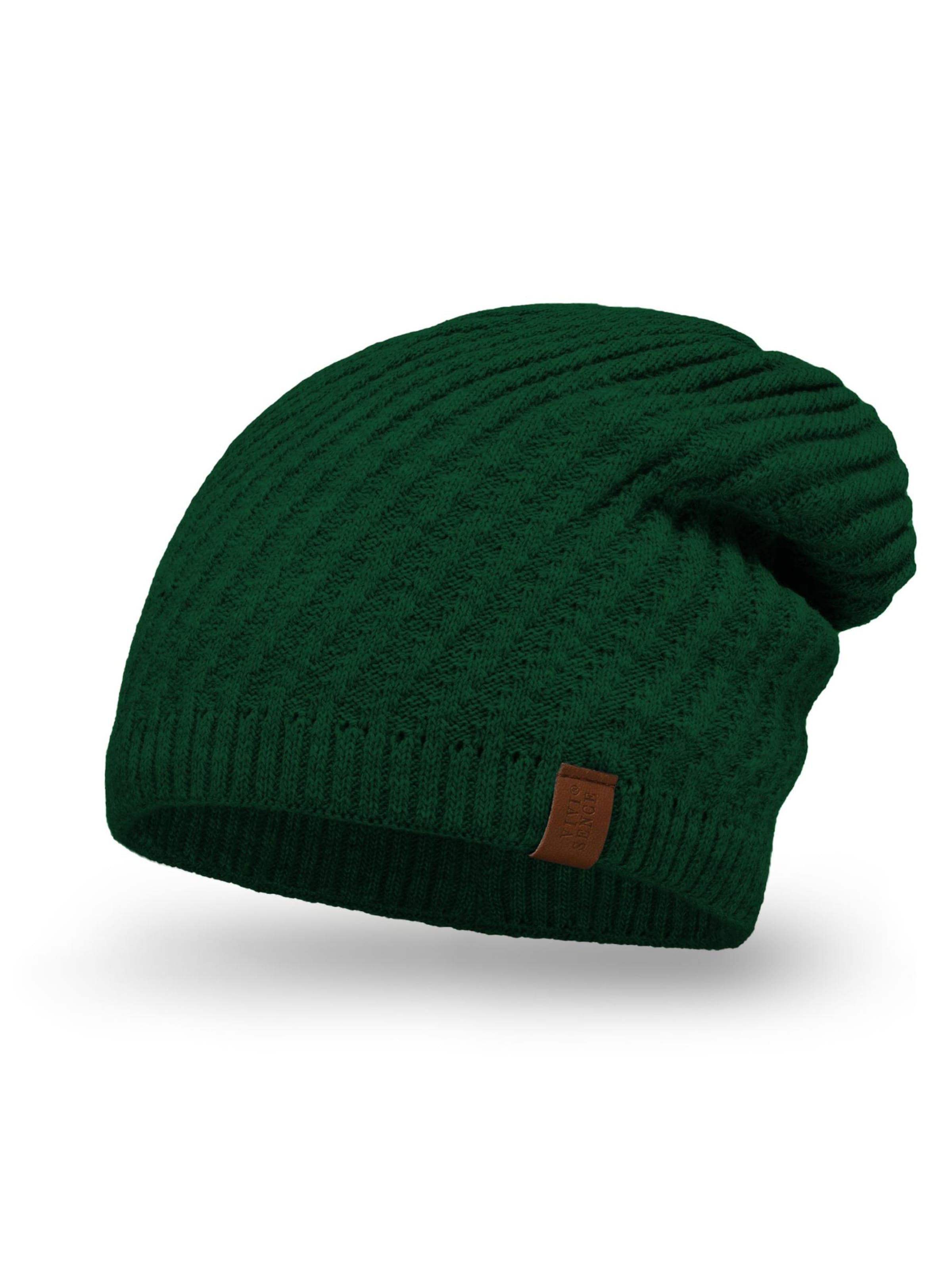 Bonnet '7017' Vivisence en vert : devant