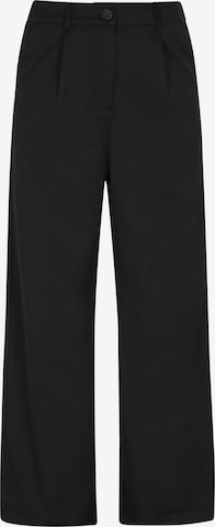 faina - Pantalón plisado en negro: frente