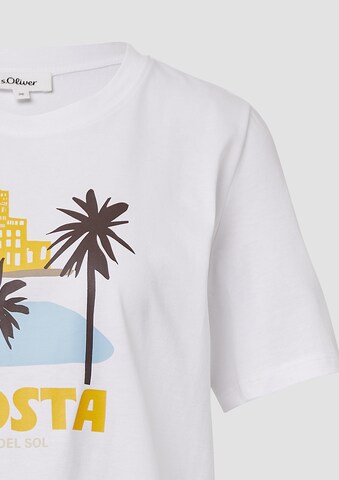 T-shirt s.Oliver en blanc