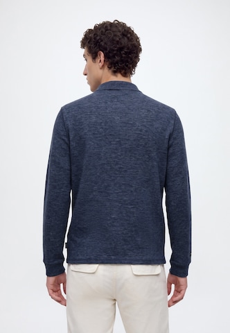 INDICODE JEANS Kampsun 'Dorburn Grandad', värv sinine