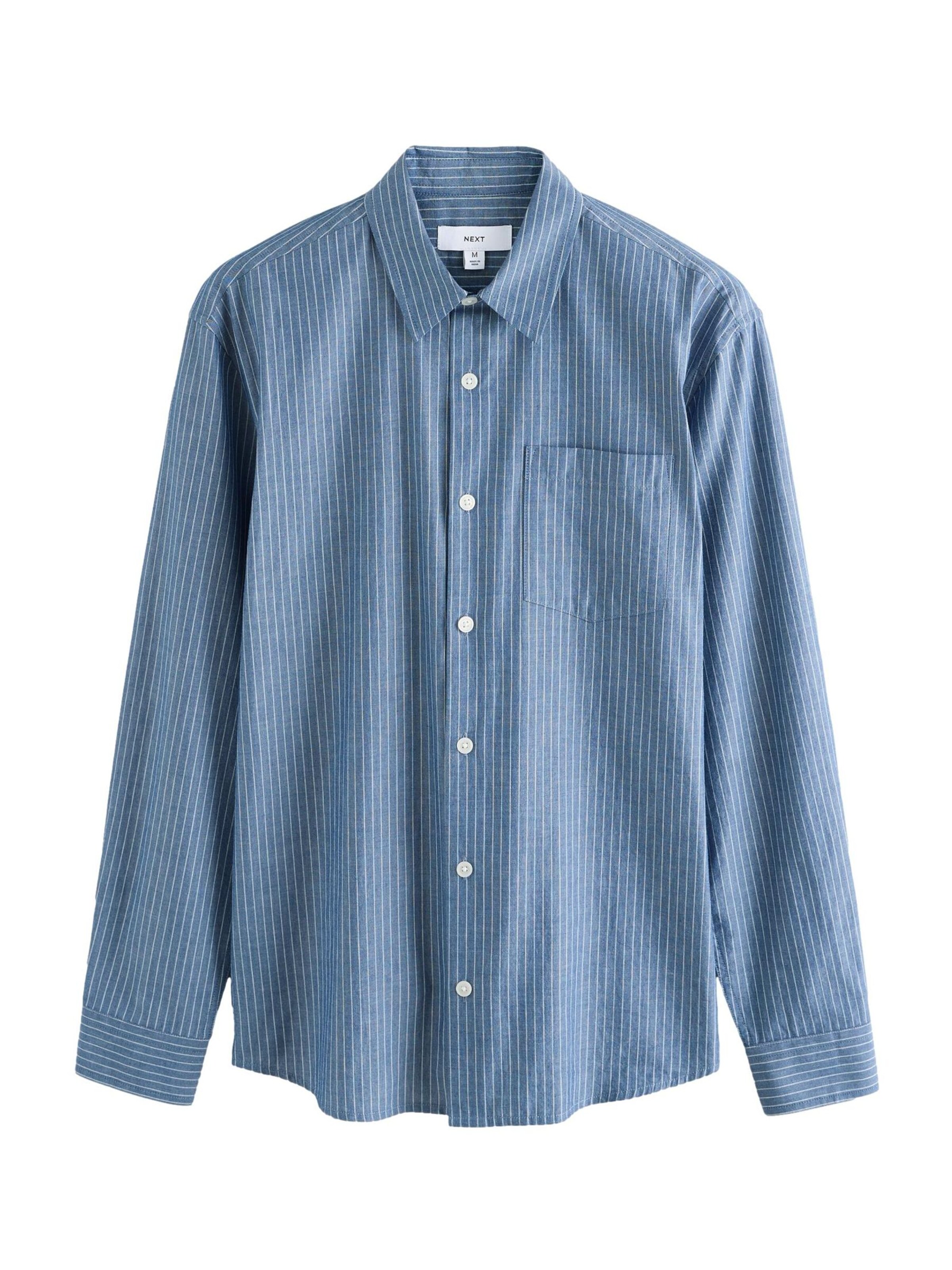 Next Regular Fit Paita värissä sininen: etupuoli